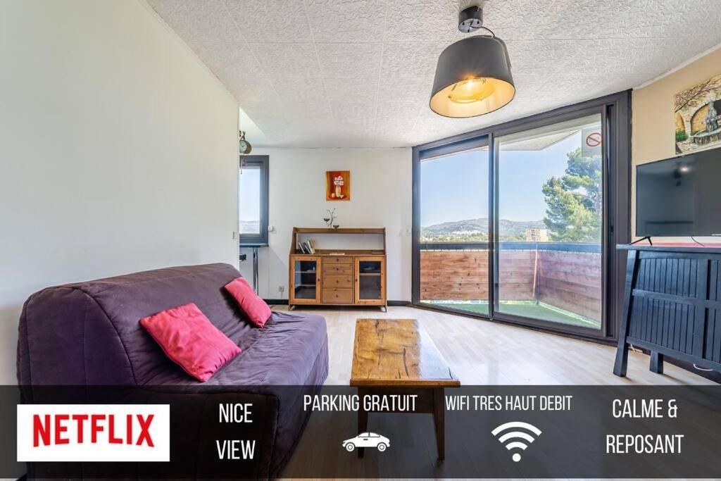 Park & Suites -Wifi-Netflix-Vue Marseille Eksteriør billede